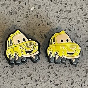 2pcs Cars Jibbitz for Crocs